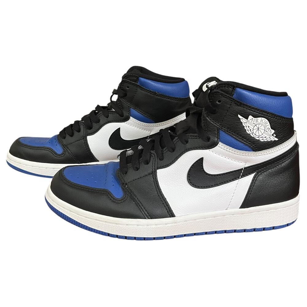 Jordan Air Jordan 1 Retro High OG Royal Toe Sneakers Blue White Black Men's 8.5